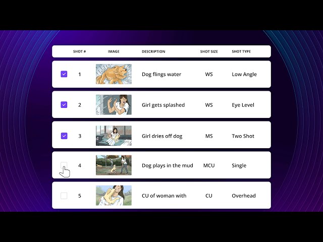 How to Make a Shot List in StudioBinder | Shot List Tutorials