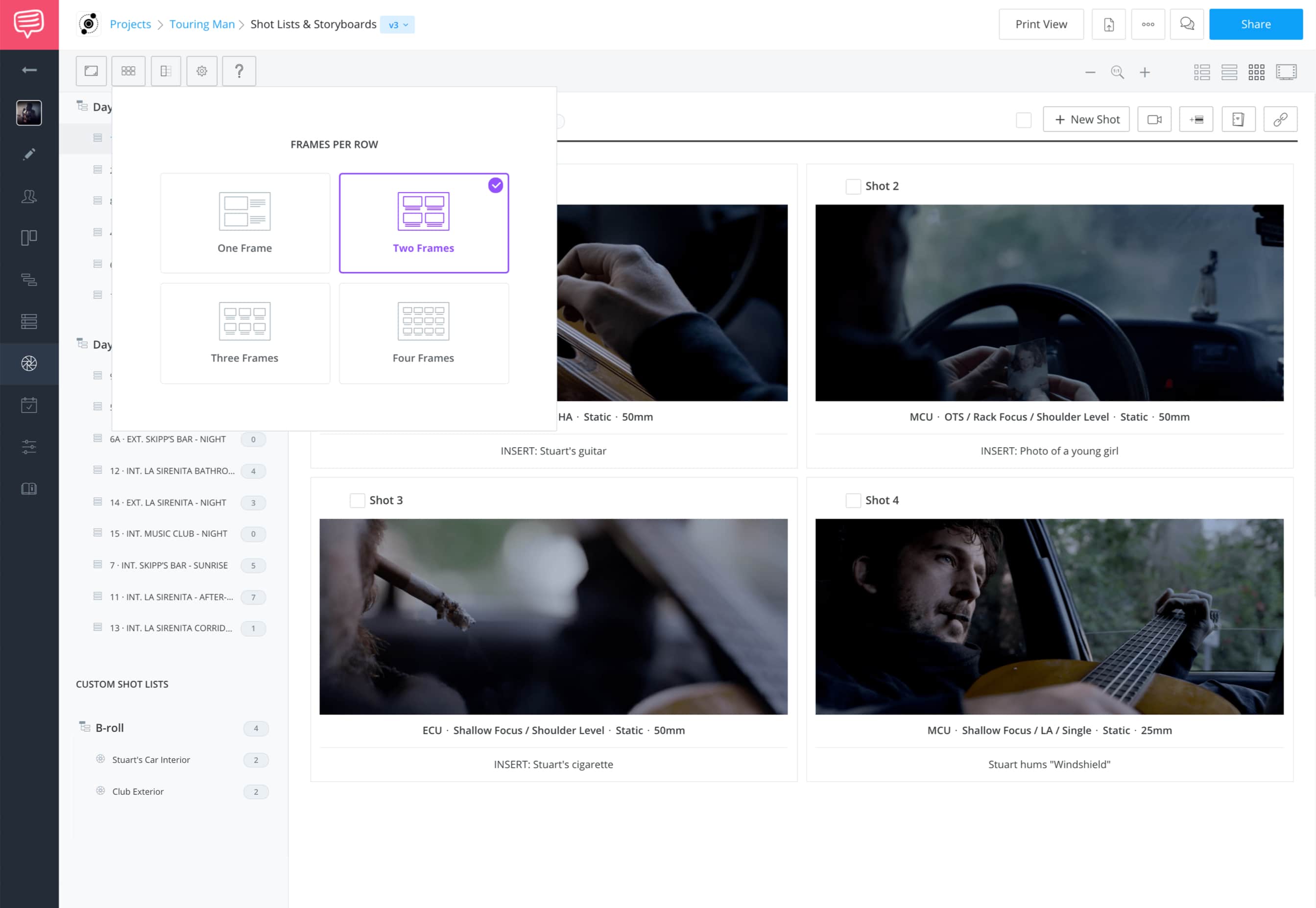 StudioBinder Free Storyboard Software and Creator - Storyboard Template - 2-Column View StudioBinder Free Storyboard Software and Creator - Storyboard Template - 2-Column View
