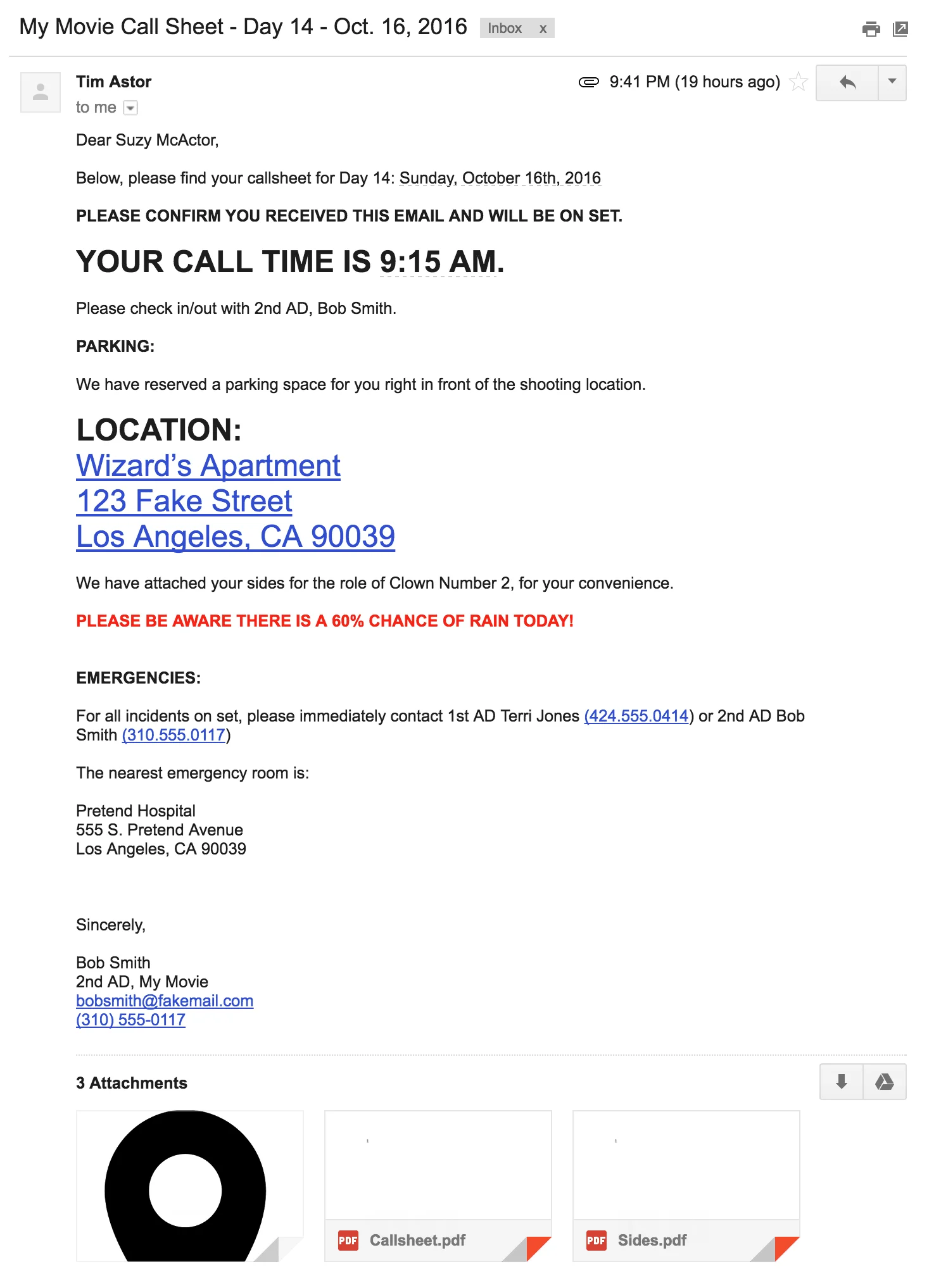 How to Create a Better Call Sheet (with Free CallSheet Template)_Custom Call Time How to Create a Better Call Sheet (with Free CallSheet Template)_Custom Call Time